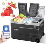AAOBOSI wd45 43L - lodówka turystyczna 12/230V, dwustrefowa, -20°C, app