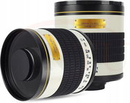 JINTU 500 mm f/6.3 teleobiektyw lustrzany do Canon/Nikon DSLR, czarny