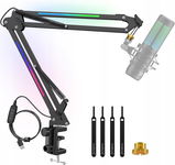 Statyw Mikrofonowy ZealSound RGB regulowany do Yeti QuadCast SM7B