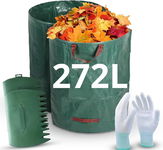 Worki ogrodowe na liście odpady gałęzie torby z uchwytem 272L 2szt