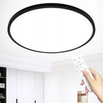 MOONSEA 48W LED Lampa Sufitowa ściemnialna z Pilotem, 3000-6500K, 50 cm