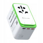 Glocalme Adapter Roamplug Z Hotspotem 4G Wifi Adapter Podróżny Qc 70W