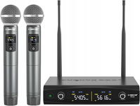 Phenyx Pro Mikrofon bezprzewodowy UHF 2x30, zasięg 200 stóp, PTU-52