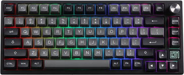 Klawiatura EPOMAKER TH80 SE 75% RGB Gasket Hot-Swap Flamingo Yellow