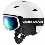 Odoland Kask i gogle narciarskie unisex S (54-56 CM)