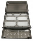 Organizer kuchenny Fowooyeen 2szt Szuflady pod zlew szary