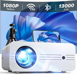 iZEEKER Projektor 13000 Lux, 4K, WiFi Bluetooth 300” Mini iOS/Android Torba