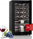 Lecon Lodówka na wino 70 l 24 butelki 5-18°C blokada przycisków