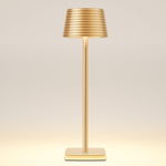 Lampka nocna LED wolnostojąca uniwersalna w kolorze złotym 35 cm z wtyczką