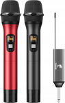 TONOR Mikrofon Bezprzewodowy UHF Dual Metaliczny System Karaoke DJ Kościół