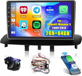 Radio Android 13 Renault Megane 3 2009-2014 Carplay GPS WiFi 2/64GB