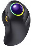 ProtoArc EM03 Mysz Trackball Bezprzewodowa RGB Ergonomiczna Kolor Fioletowy