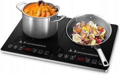 AMZCHEF Płyta Indukcyjna 2-polowa 3500W Timer Blokada FYM35-S16