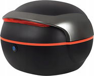 ABESTME motocyklowy top case, wodoodporny, zamykany, szary