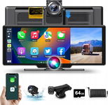 Jansite T80S+64G CarPlay radio 10,26" kamera 4K/1080P + karta 64GB