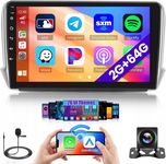 Hikity Radio Android Peugeot 208/2008 2GB/64GB CarPlay Auto