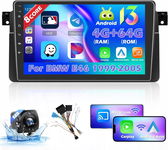 Hikity Radio Android 15 BMW E46 1999-2005 1280x720 8-Rdzeni 4G/64G CarPlay