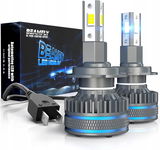 Żarówki H7 LED BEAMFLY 18000LM 6000K Białe Do Soczewek