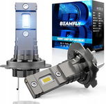 Żarówki H7 LED BEAMFLY 20000LM 6000K Białe Światła Zestaw Konwersji