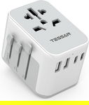 TESSAN Adapter Podróżny Uniwersalny Cały Świat 2x USB C 2x USB A AC