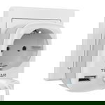TESSAN Gniazdo USB 3w1 Adapter Wtyczkowy 4000W Z 2 Portami USB 2.4A