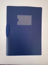 TECZKA NA DOKUMENTY NIEBIESKA skoroszyt zaciskowy z klipsem a4