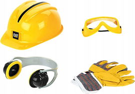 KAMIZELKA OSTRZEGAWCZA CAT AKCESoRIA bez rękawiczek uszkodzona słuchawka 3+