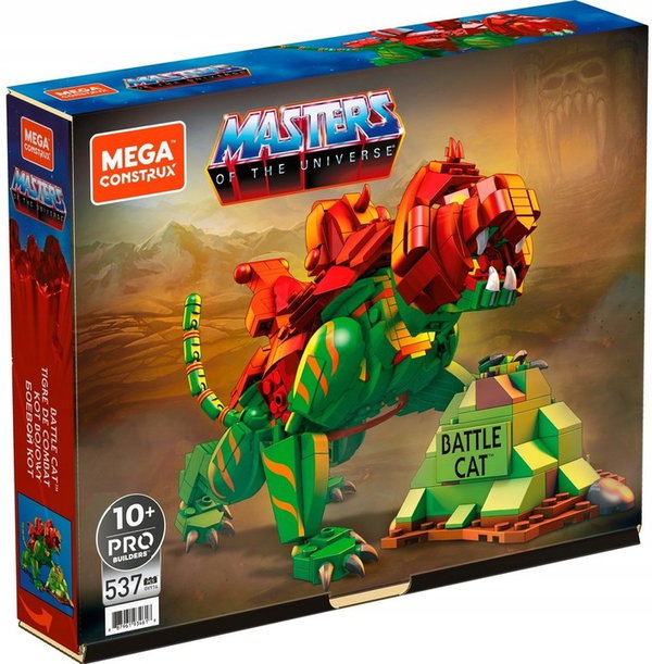 MEGA CONSTRUX Masters Of The Universe KOT BOJOWY Figurka AKCJI 537 ELE. 10+