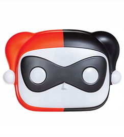 Maska na twarz Harley Queen plastik wielokolorowy funko pop