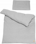 Roba Organic komplet Pościel 100x135cm szary P047