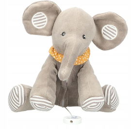 Maskotka słonik z pozytywką miękki do usypiania stertaler 16cm