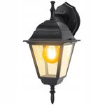 Lampa ogrodowa kinkiet na elewację latarnia E27 IP44 60W czarny