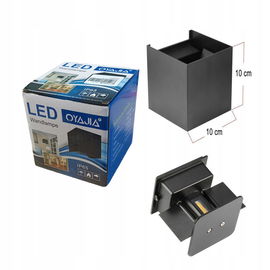 Kinkiet Oyajia czarny zintegrowane źródło LED 7W