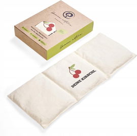 Hemma Nature termofor z pestek wiśni z bawełny ekologicznej 50x20