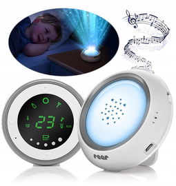 Niania elektroniczna audio projektor termometr REER lampka szumy dźwięki