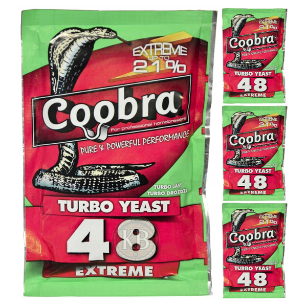 Drożdże Gorzelnicze COOBRA Extreme 48h, 21% 135G 4szt.