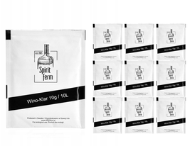 Wino-Klar (Bentonit) SpiritFerm 10g na 25L 10szt.