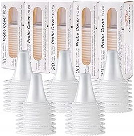 100 x ZATYCZEK OCHRONNYCH WYMIENNYCH NOSKÓW TERMOMETRU DO USZU