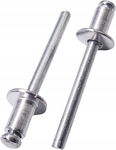 100X NITY ZRYWALNE ALUMINIOWE 6M X 12 MM Z PŁASKIM ŁBEM DIN 7337