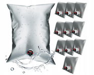 10x WOREK NA WODĘ Z KRANIKIEM SOK WINO PŁYNY BEZ BPA KANISTER BUKŁAK 20L