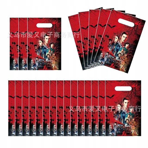 10X TORBA NA PREZENT 10SZT NOWY STRANGER THINGS