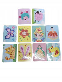 10X KOLOROWE EDUKACYJNE ZABAWNE ILUSTRACJE