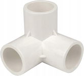 10x 32 MM TRÓJDROŻNYCH ZŁĄCZEK PCV DO SZKLARNI I MEBLI