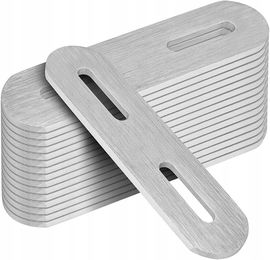 16x PŁASKIE PŁYTKI NAPRAWCZE Z ROWKIEM 2,7MM DYSTANS WSPORNIK 94 x 24 mm