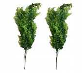 2X BUKSZPAN SZTUCZNY REALISTYCZNE SZTUCZNE ROŚLINY WISZĄCE 70CM