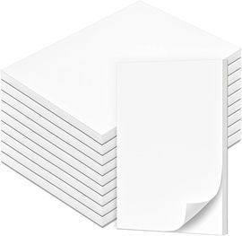 10X NOTATNIK A6 PUSTY 500 KARTEK PO 50 W BLOCZKU PAPIER PREMIUM 90 G/M