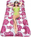 Materac Dmuchany Materac Do Plywania Kolorowy Materac 175x90cm Rozowy