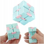 Kostka Antystresowa Fidget Cube Nieskończoności Sensoryczna Niebieska