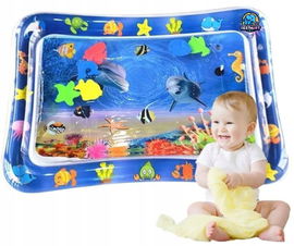 Dmuchana Mata Wodna Sensoryczna Dla Niemowląt 69cm - Idealna do Zabawy