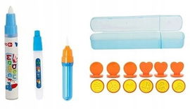 Akcesoria Do Maty Wodnej Wałek Podstawka+Pieczątki - Komplet dla Dzieci